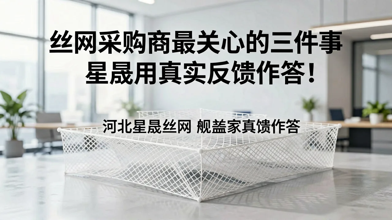 丝网采购商最关心的三件事，星晟用真实反馈作答