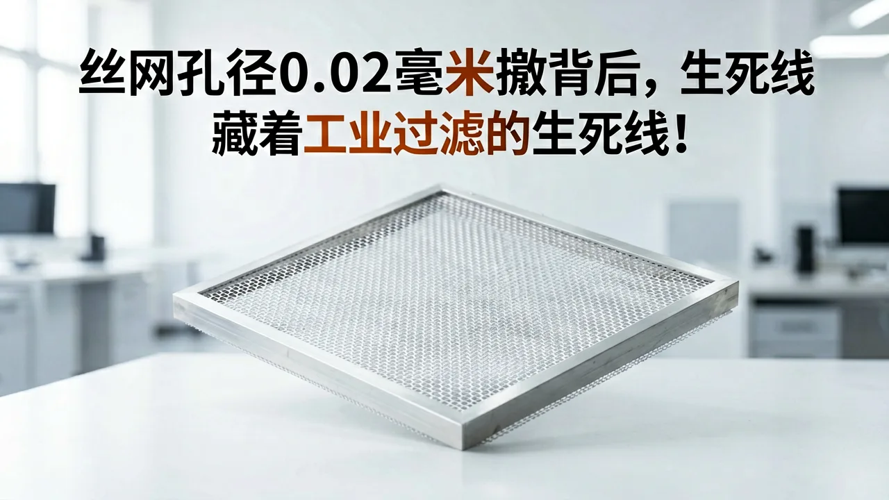 丝网孔径0.02毫米背后，藏着工业过滤的生死线